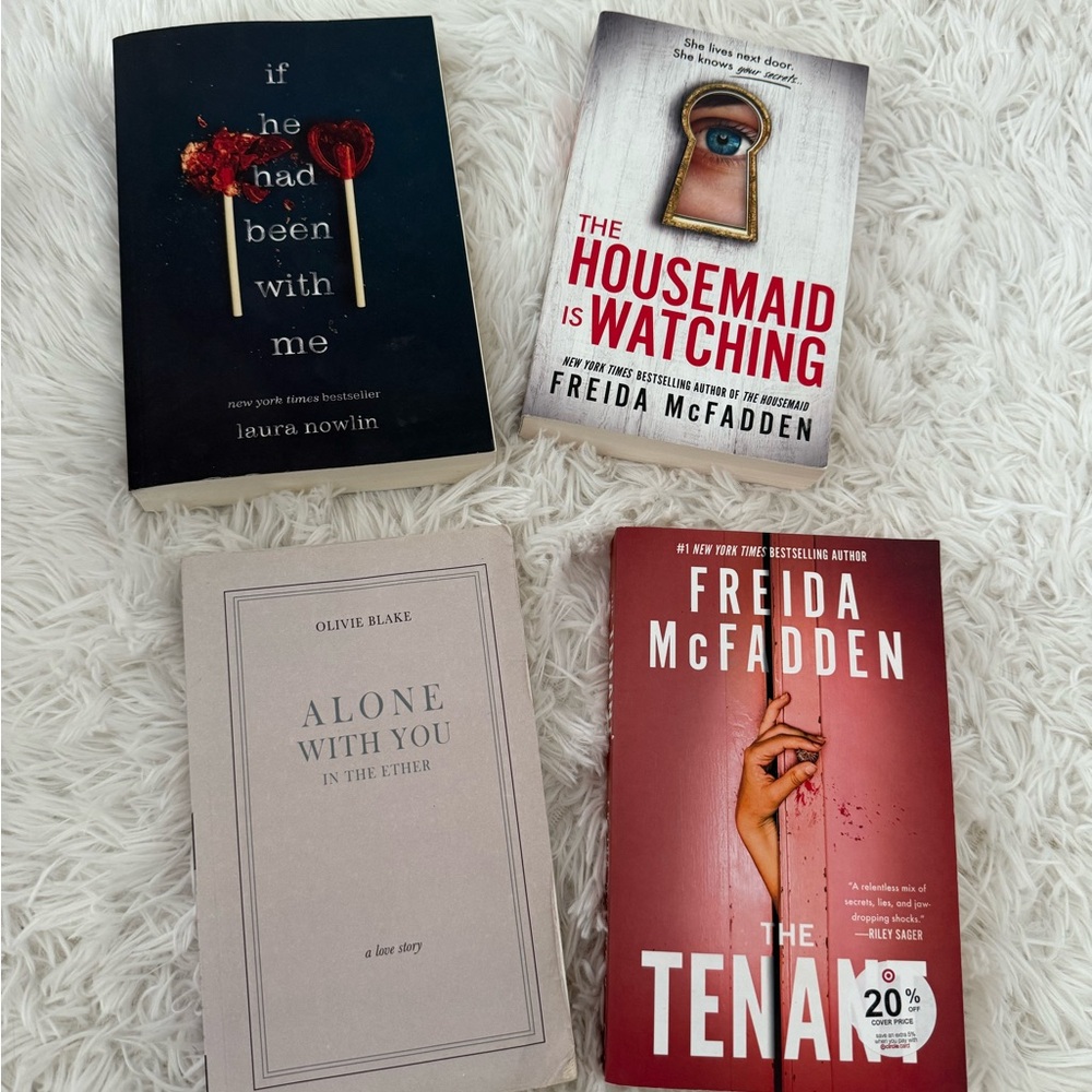 Set of Four Fiction Books